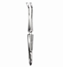 Cover glass forceps | Form : Curved